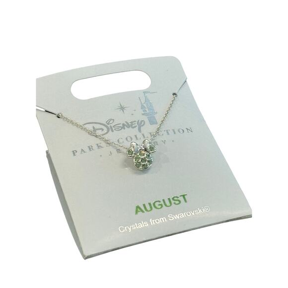 Swarovski Silver Minnie August Birthstone Necklace - Picture 1 of 1
